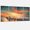Designart - Wooden Pier - Landscape Photo Canvas Art Print
